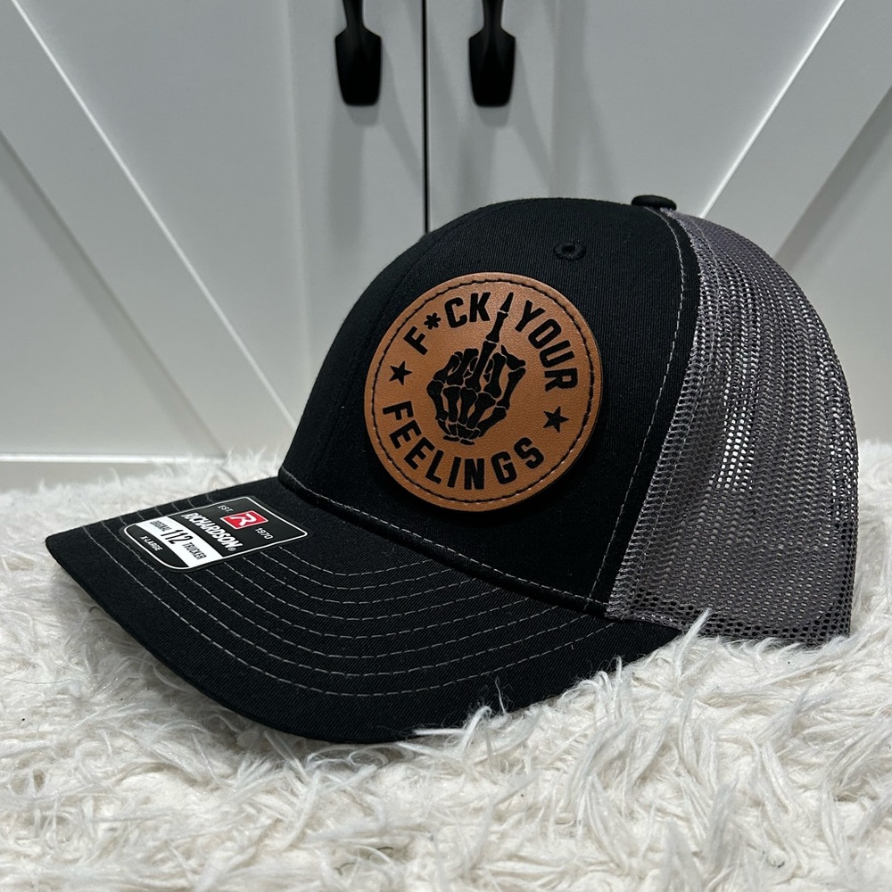 F*ck your feelings, trucker SnapBack Richardson 112 hats.